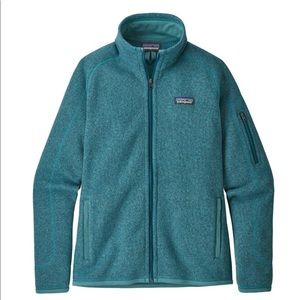 PATAGONIA Teal Better Sweater Zip Up Jacket M